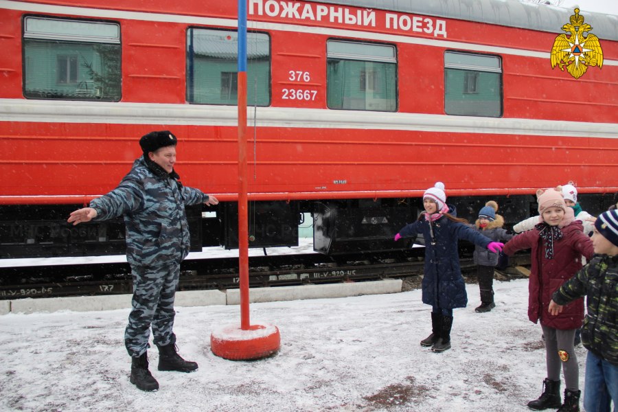 Пожарный поезд Тобольск