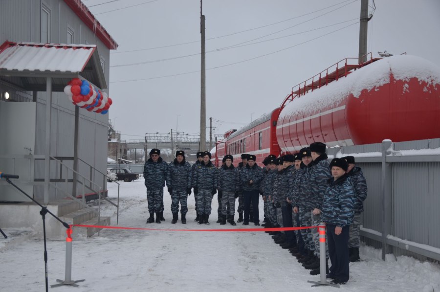 Пожарный поезд станция Агрыз