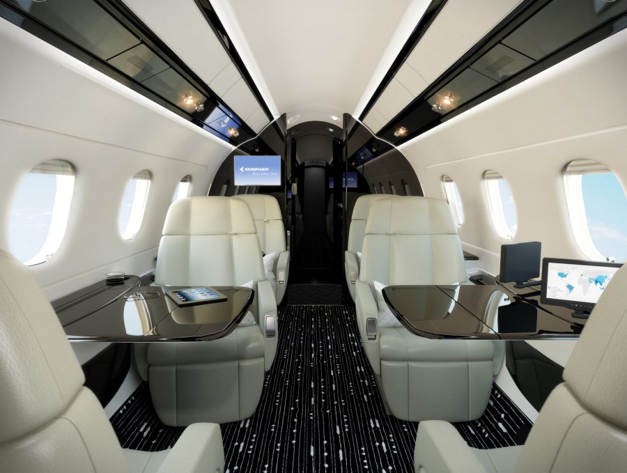 Embraer Legacy 450 салон