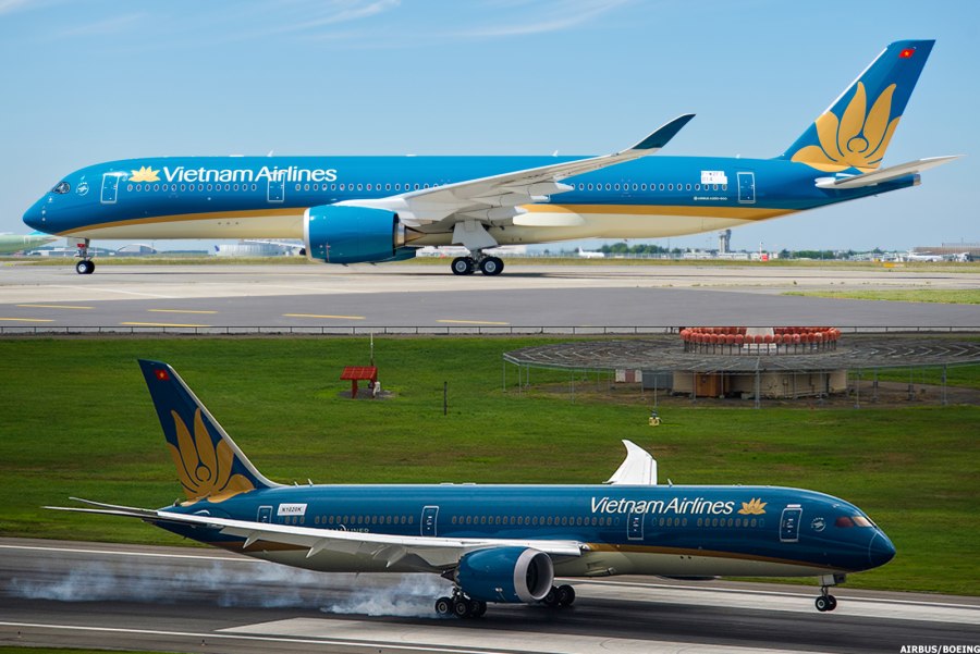 Боинг Airbus 350