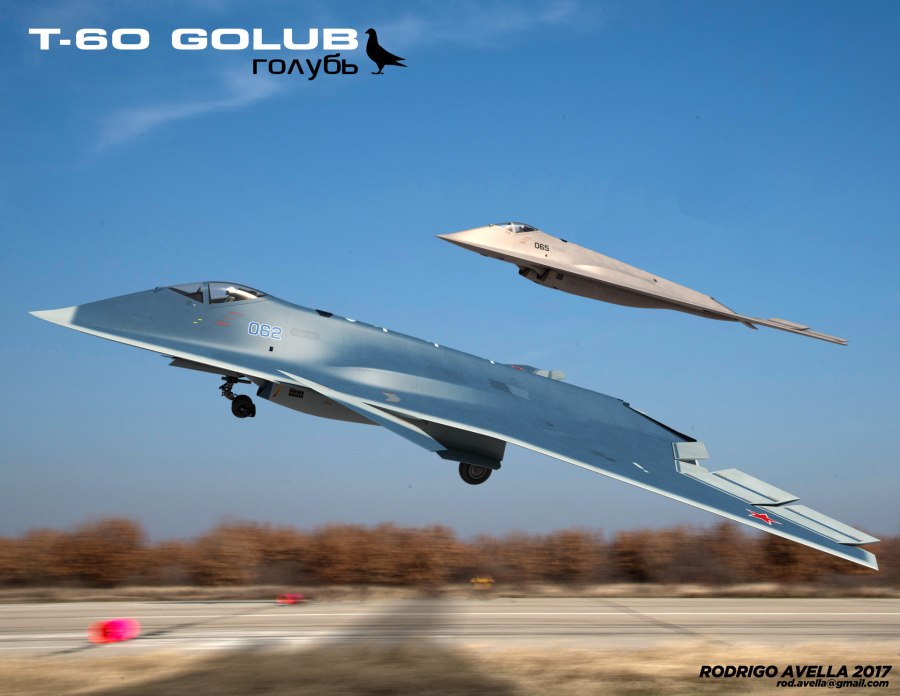 Т-60 голубь истребитель шестого поколения