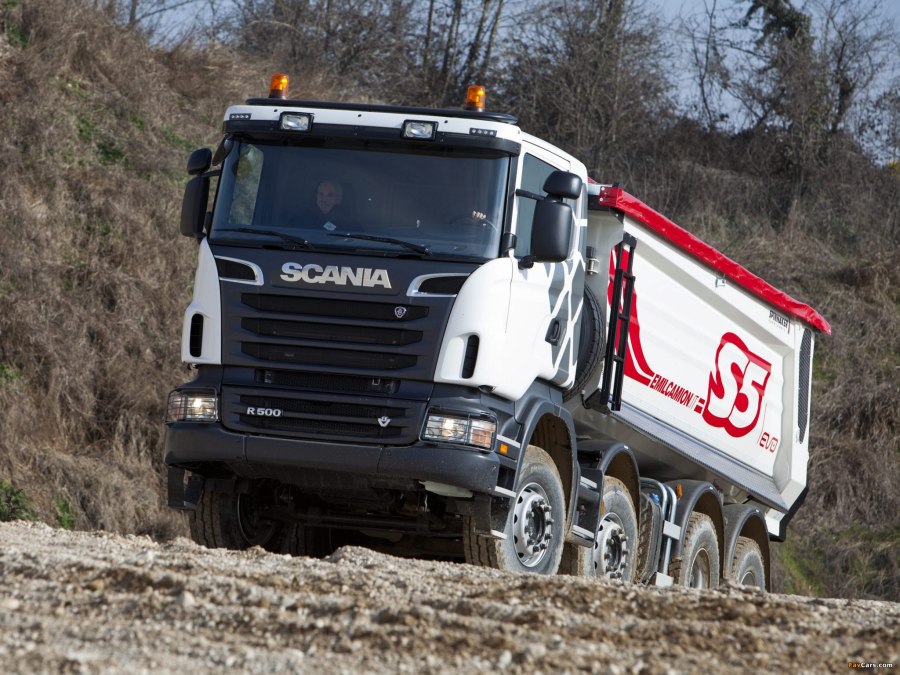 Scania r500, Tipper