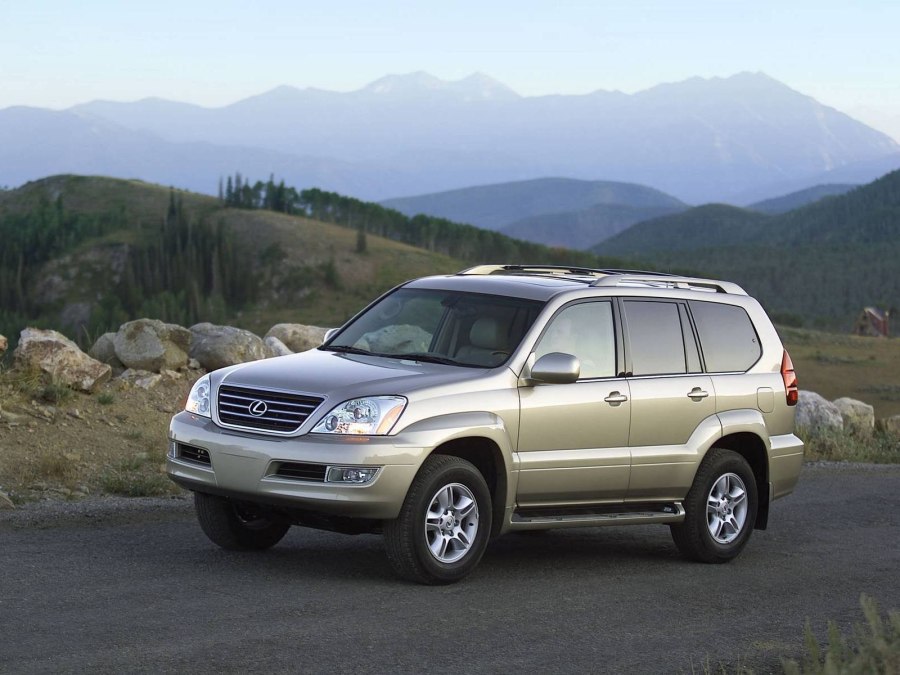 Lexus gx470 2005 белый