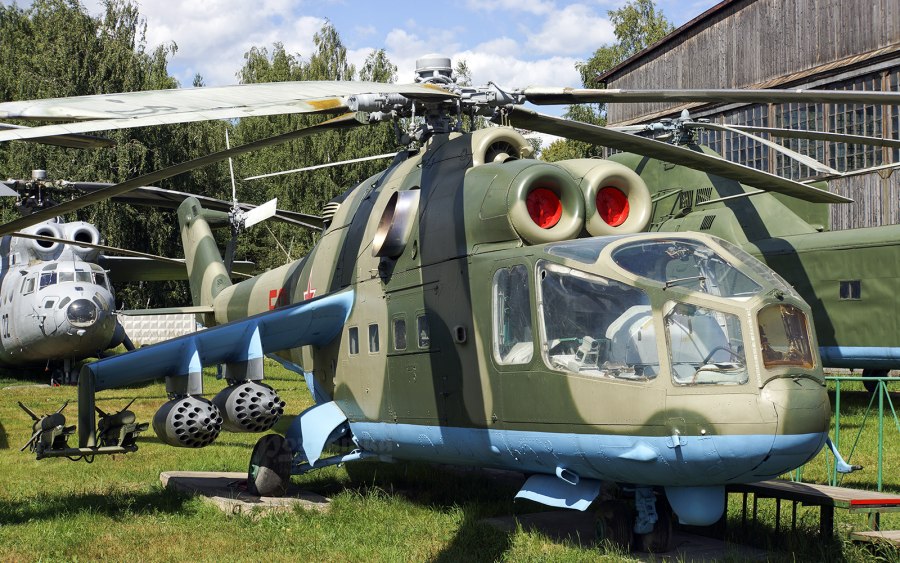 Военный вертолет СССР ми 24