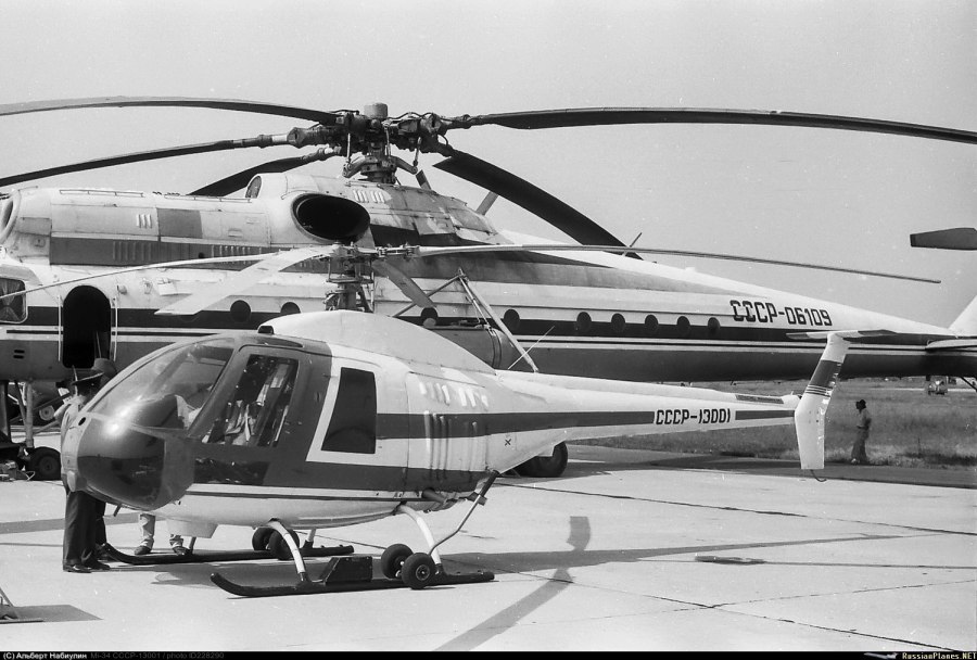 Ми-34 вертолёт 1989