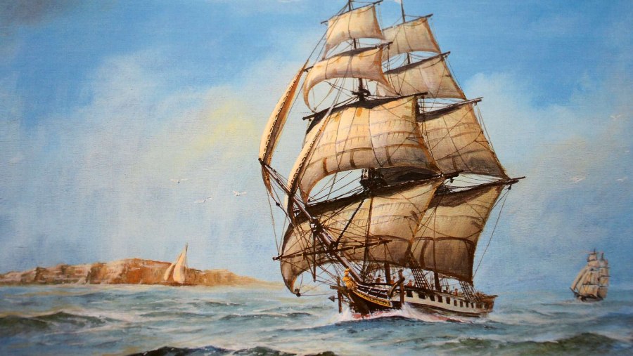 Владимир Абат-Черкасов - морская битва