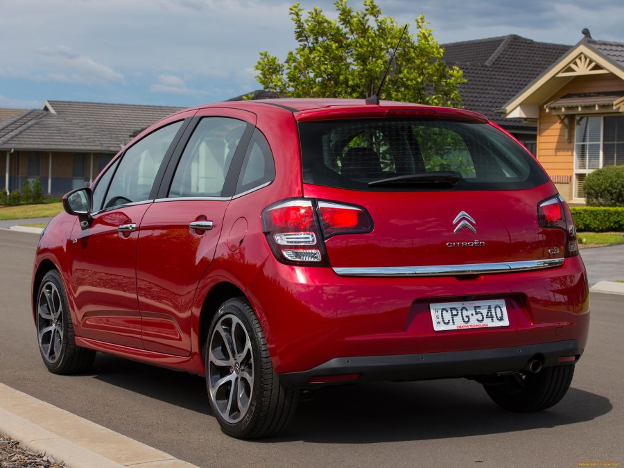 Citroen c1 красный