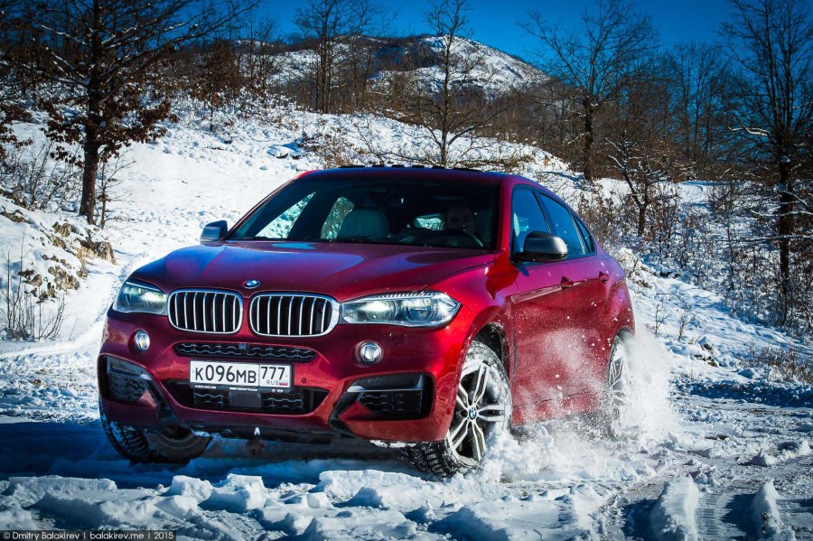 BMW x6m зима