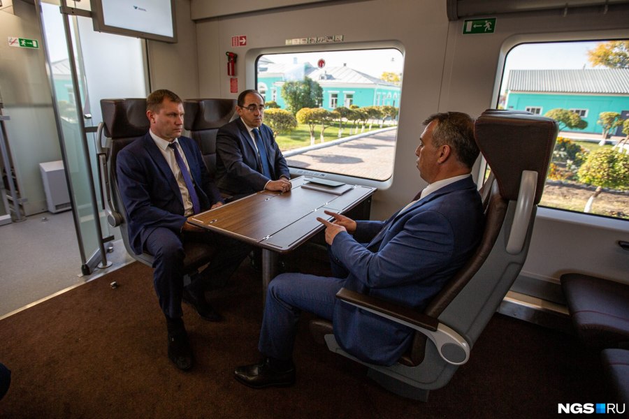 Салон поезда TGV