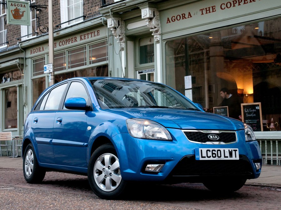 Kia Rio 2010 оранжевый