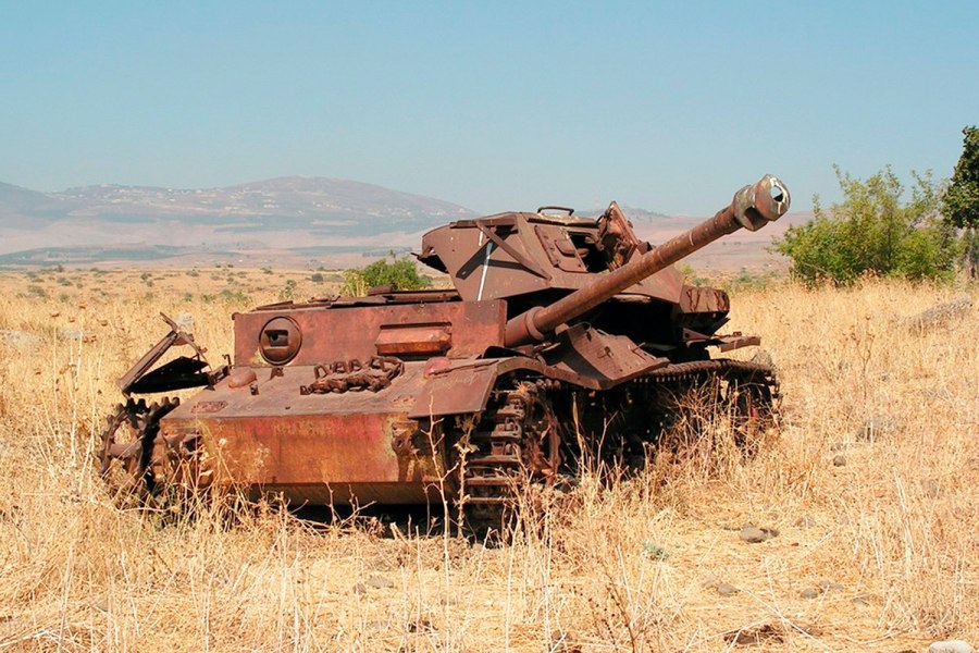 Танк PZ 4 Голанские высоты