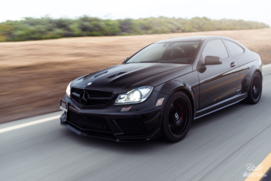 Mercedes AMG c63 Coupe Black