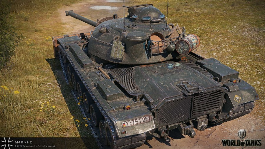 M48a2 Räumpanzer лего