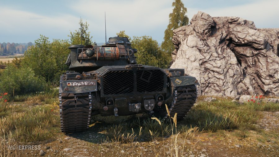 Танк m48a2 Räumpanzer