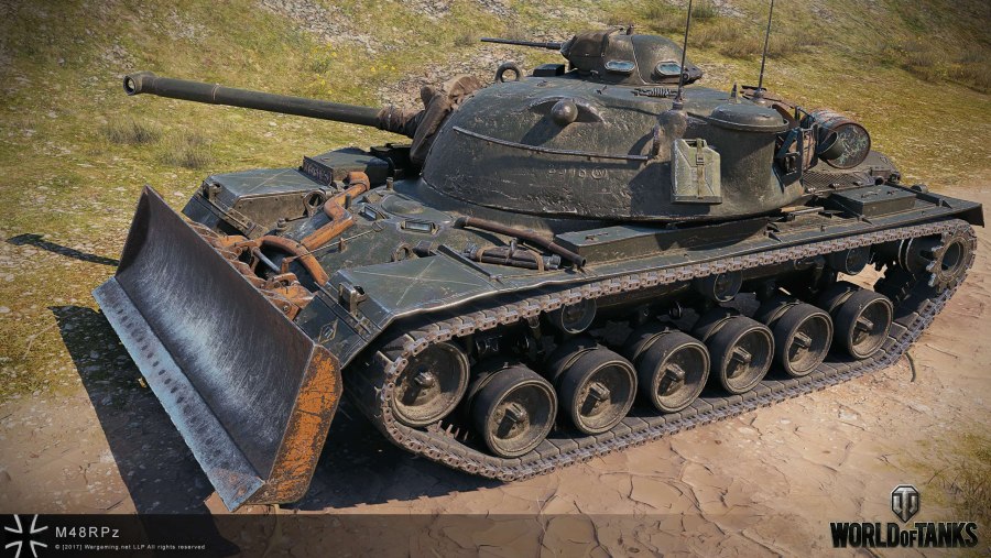 Танк м48а2 RAUMPANZER