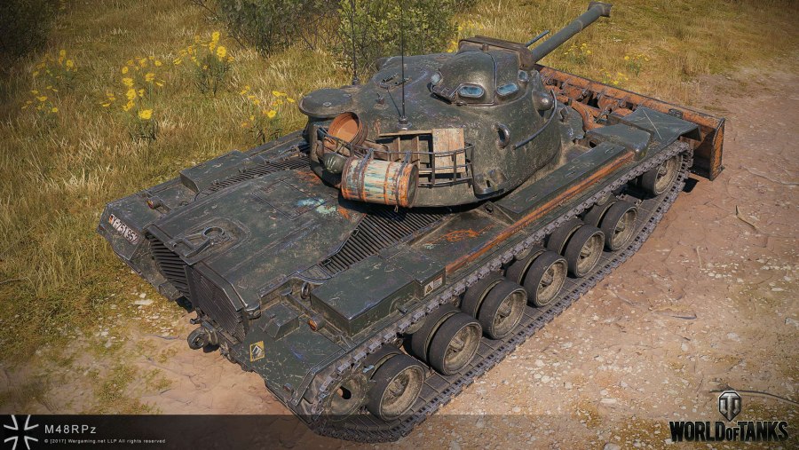 Танк m48a2 Räumpanzer