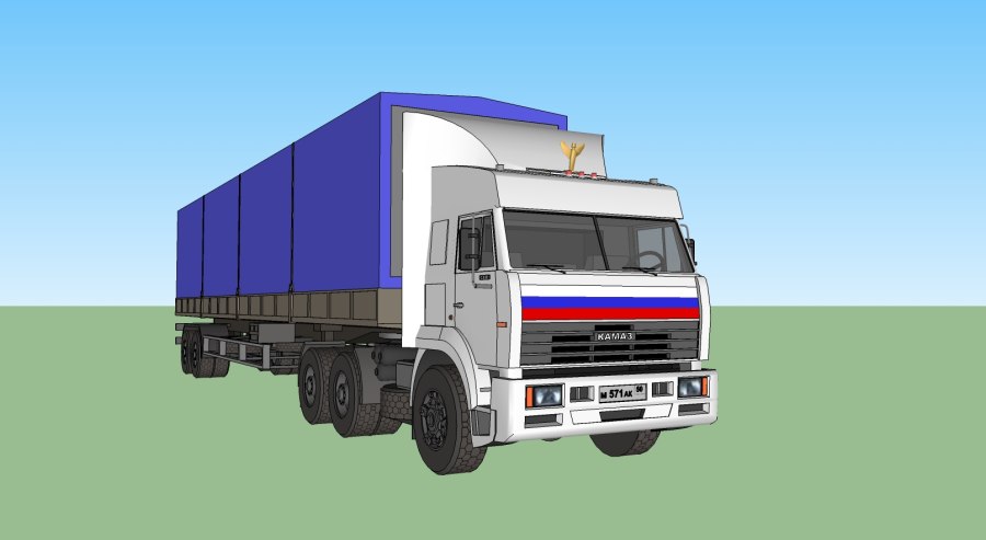 КАМАЗ 54115 из дальнобойщиков