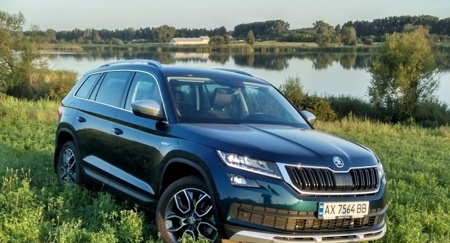 Skoda Kodiaq серый Platinum металлик