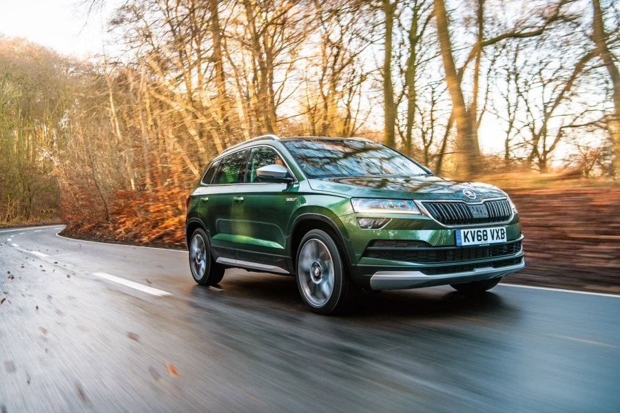 Skoda Kodiaq зеленый