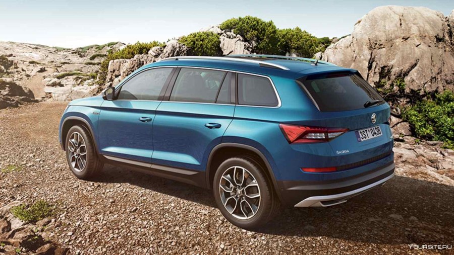 Skoda Kodiaq 2020 зеленый