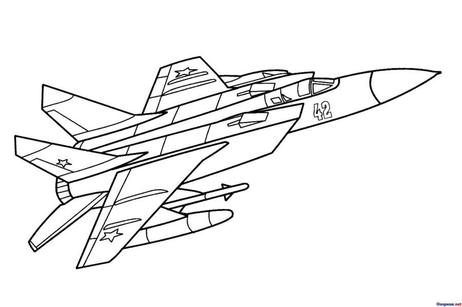 Раскраска самолет Боинг 747 8