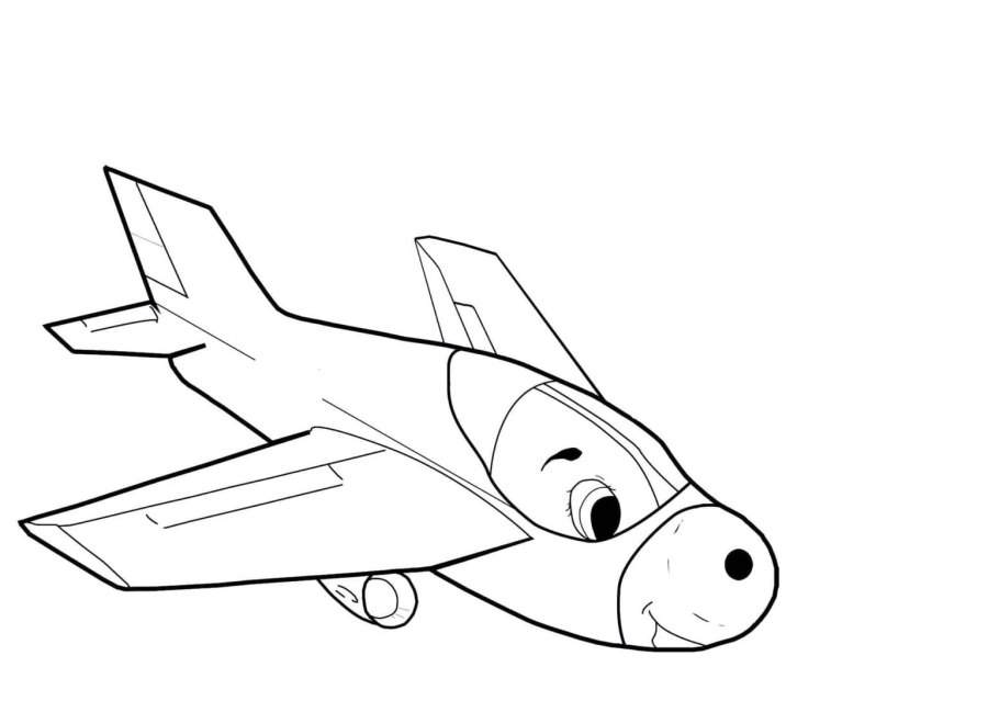 Раскраска самолет Боинг 737