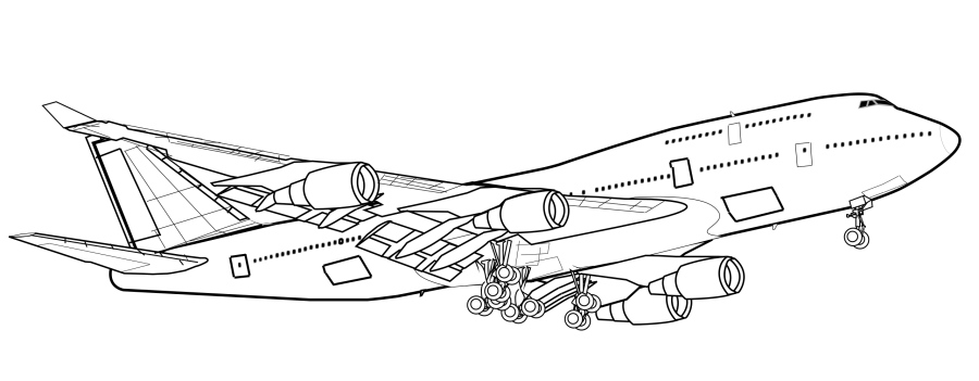 P-51 Mustang раскраска