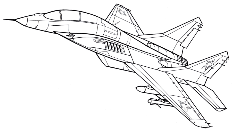 Боинг 787 раскраска