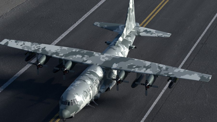 Летающая батарея Lockheed AC-130