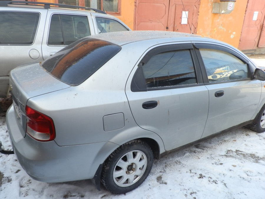 , Шевроле Авео седан т200 серый