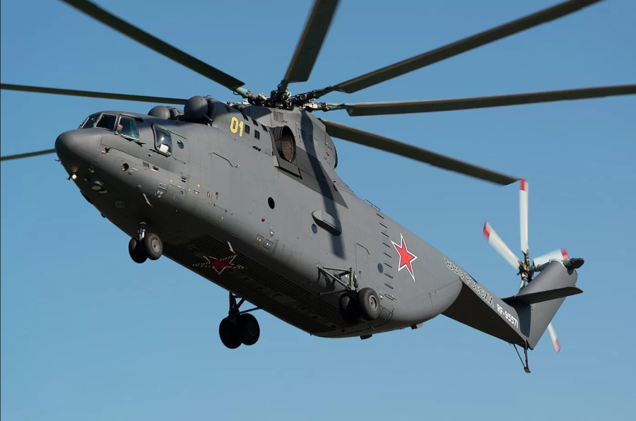 Вертолёт ми-26 военный
