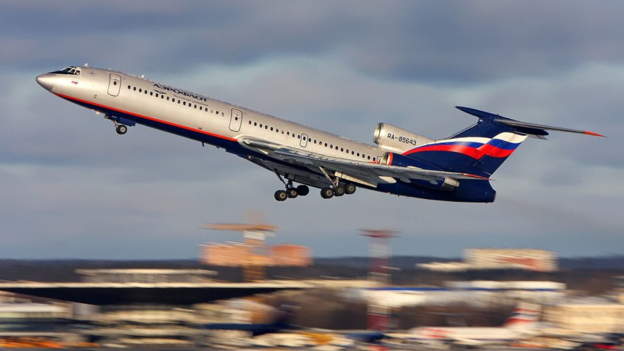 Ту-154 Polish Airlines lot