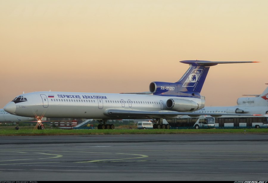 Boeing 727 и ту 154