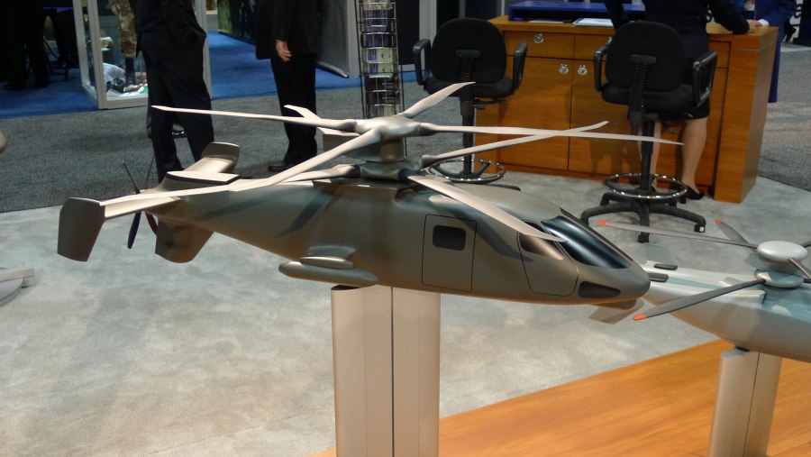 Sikorsky s-97 Raider модель