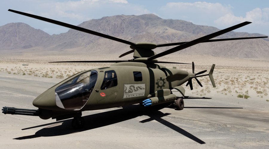 Sikorsky x2 вертолет