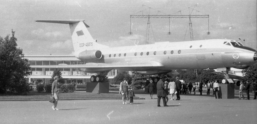 Ту-124а (прототип ту-134), СССР-45075, Новогиреево