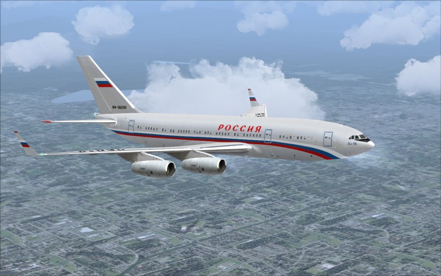 Самолет ил-96-400впу