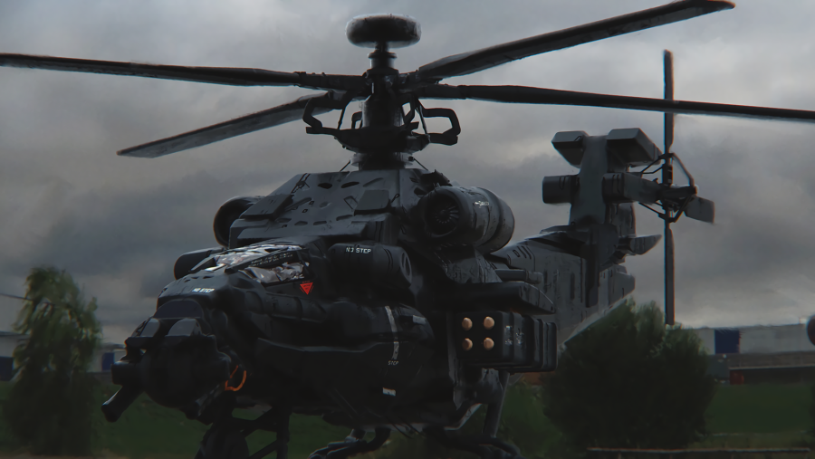Вертолёт uh-60 Black Hawk