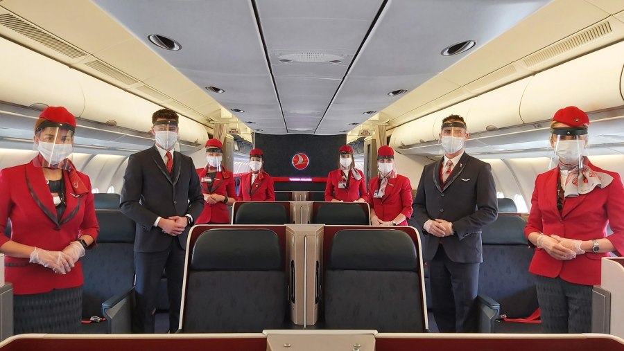 Салон самолёта Боинг 737-800