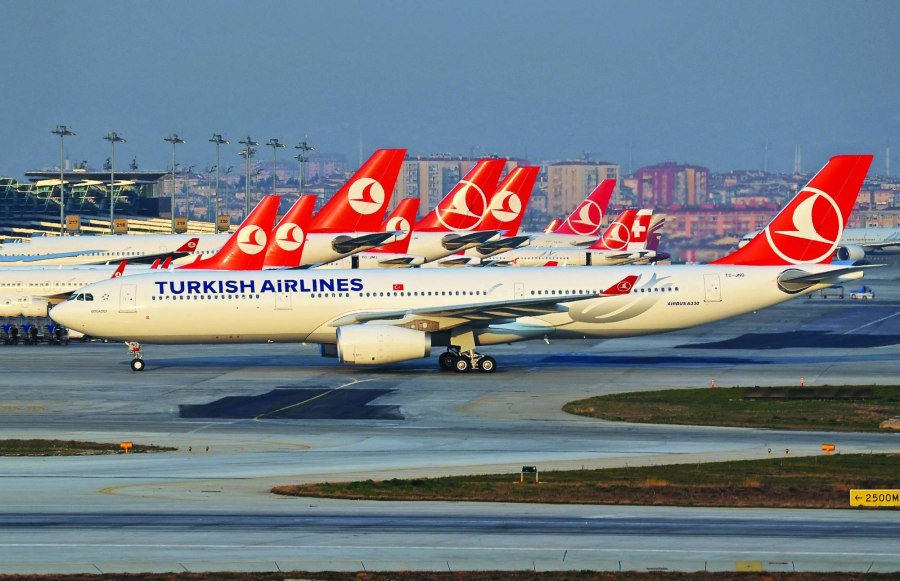 Turkish Airlines b737 Max 8