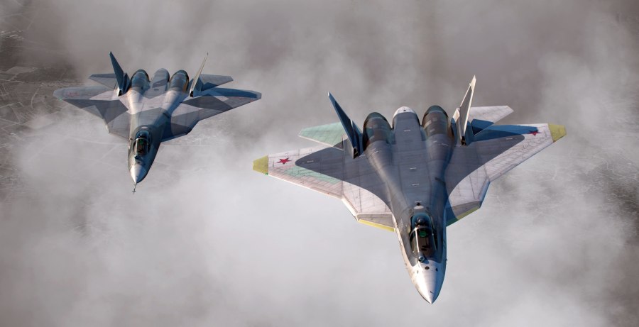 Самолёт истребитель Су 57