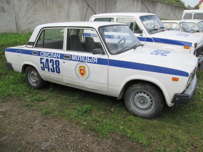 Автомобили милиции Беларуси