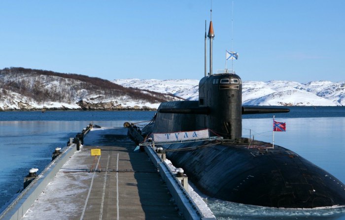 Видяево база подводных лодок Северного флота