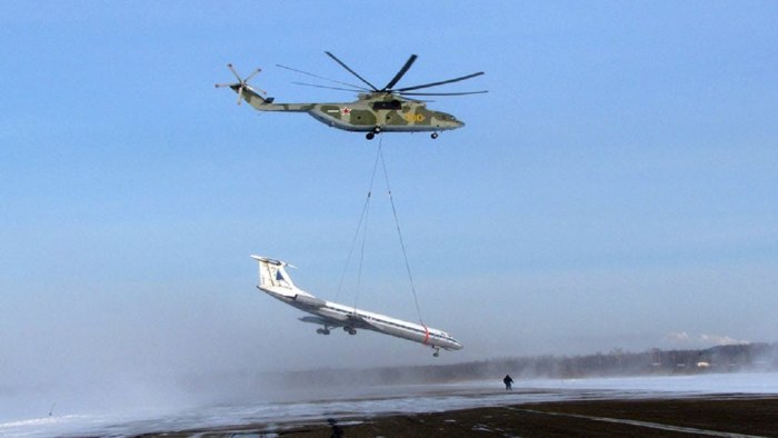Самый большой вертолёт в мире ми 26