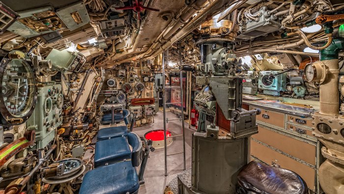 Подводная лодка u505 внутри