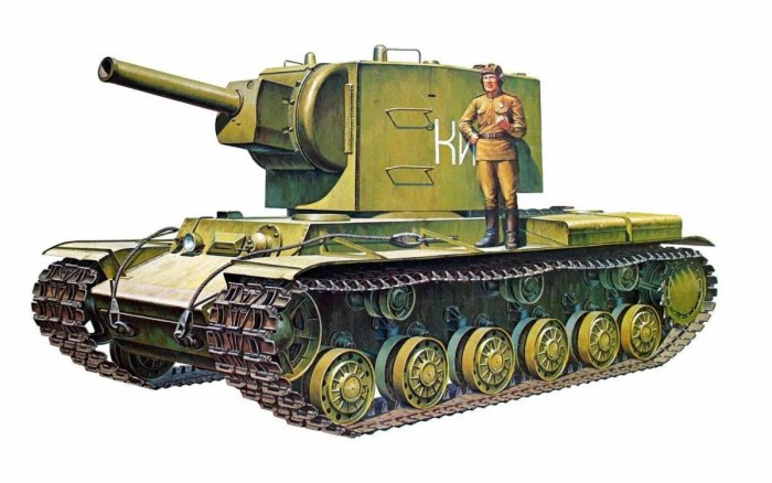 Танк второй мировой войны кв2