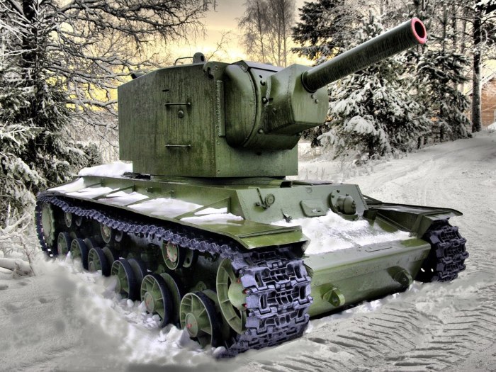 Кв-2 танк Калибр