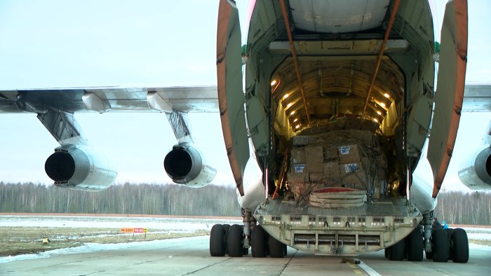Ил-76 грузовой отсек