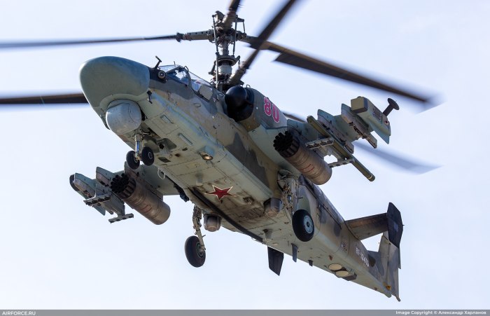 Вертолеты ка-52 ВКС Вихрь
