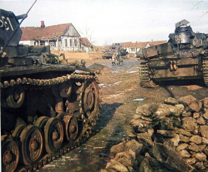 Танк PZ Kpfw 3 на Восточном фронте
